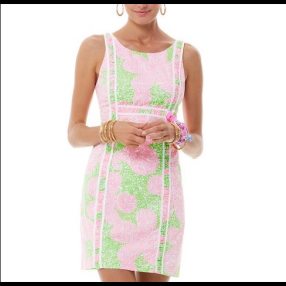 Sold! Llily  Pulitzer Fryer Shift Dress LIMEADE